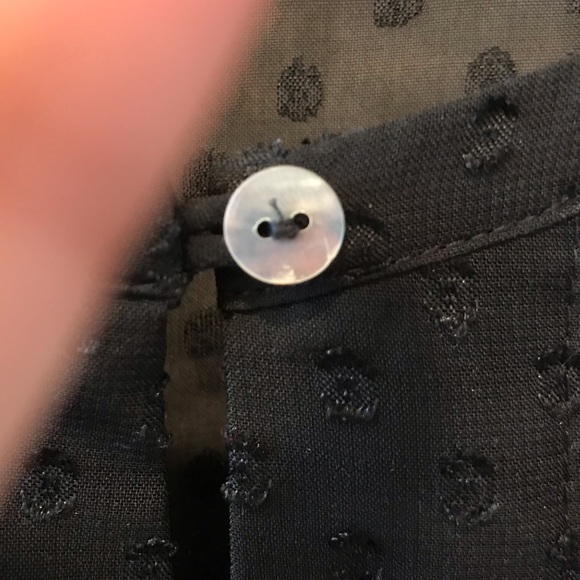 Daniel Rainn Anthropologie Black Ruffled Blouse - Picture 2 of 5